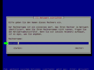 Debian 5.0 Server Name