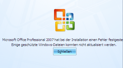 Office 2007 Error