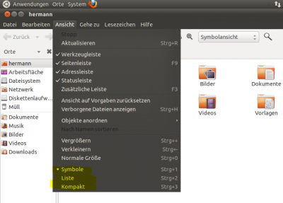Ubuntu-Dateimanager