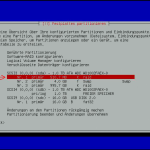 Erste Partition sda1
