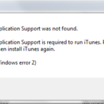 iTunes Error 2