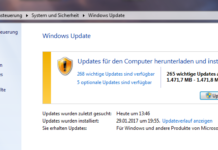 Windows 7 Update funktioniert nicht
