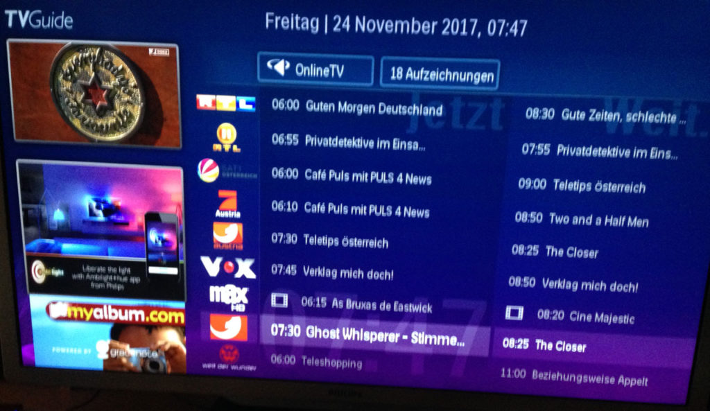 Philips TV Programm-zeitschrift