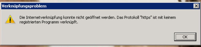 Windows kann keine https Links öffnen