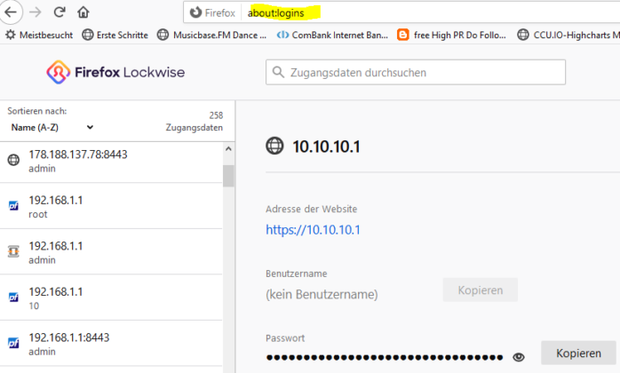 Gespeicherte Passwörter in Firefox anzeigen - Computertipps