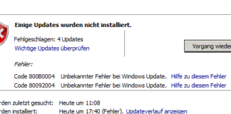 Server 2008R2 Update Error